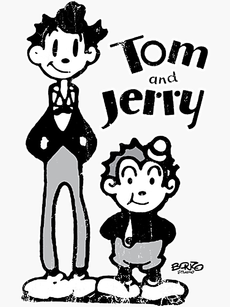 "Tom and Jerry Original Van Beuren version " Sticker for Sale by Louise817 Redbubble