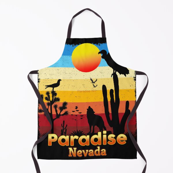 Item preview, Paradise Nevada NV Cactus Vulture Coyote Sunset Retro Desert designed and sold by Cuatrocaminos.