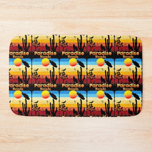 Item preview, Paradise Nevada NV  Cactus Vulture Coyote Sunset Retro Desert designed and sold by Cuatrocaminos.