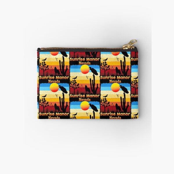 Item preview, Sunrise Manor Nevada NV  Cactus Vulture Coyote Sunset Retro Desert designed and sold by Cuatrocaminos.