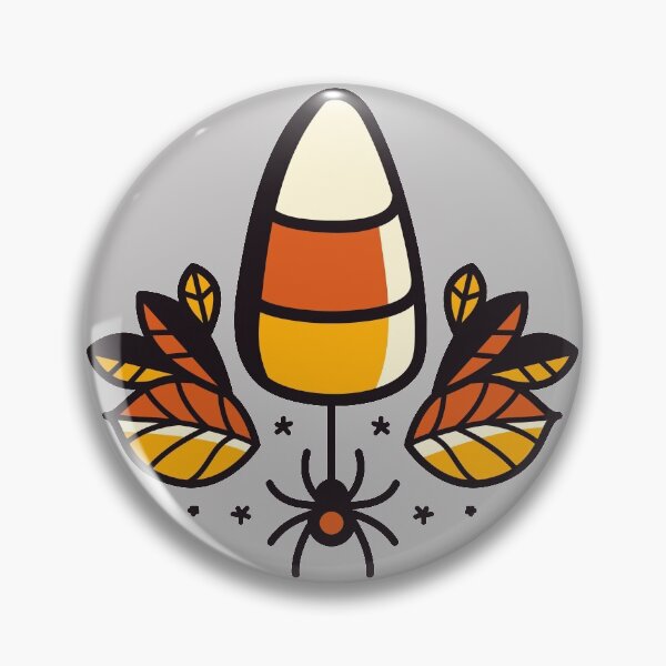 Artikelvorschau, Halloween Candy Corn and Spider Illustration entworfen und verkauft von SLAG-Creative.