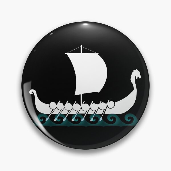 Item preview, Viking Boat / Ship On Water designed and sold by Oaks Creations.