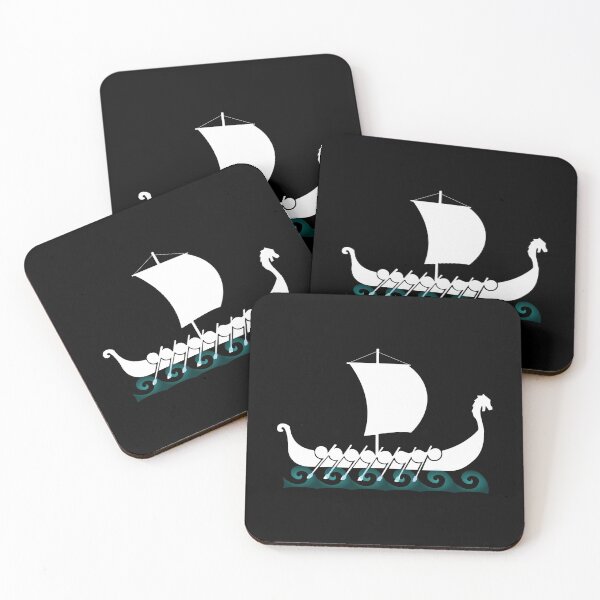 Item preview, Viking Boat / Ship On Water designed and sold by Oaks Creations.