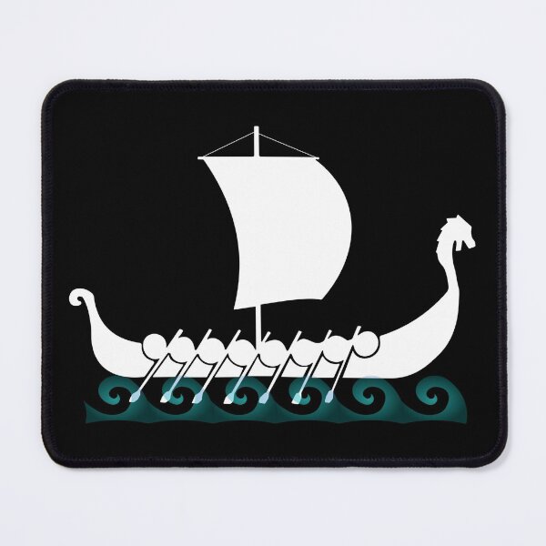 Item preview, Viking Boat / Ship On Water designed and sold by Oaks Creations.