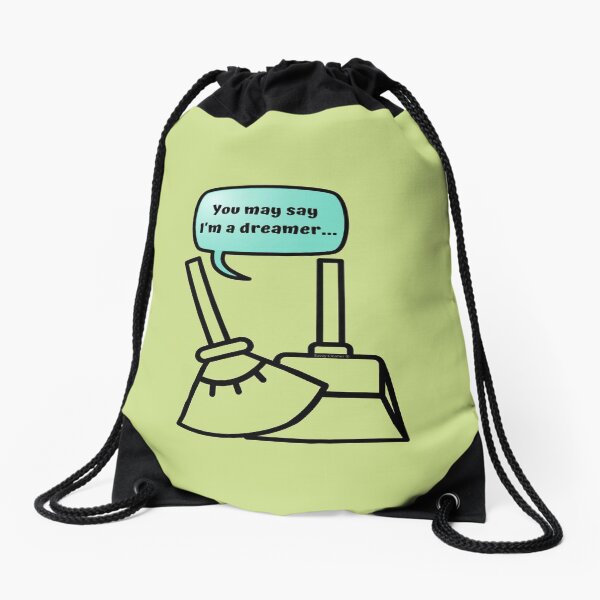 Item preview, You May Say I'm a Dreamer Dustpan to Broom Novelty Cleaning Gifts designed and sold by SavvyCleaner.