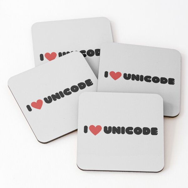 Item preview, I Love Unicode designed and sold by Calakan.
