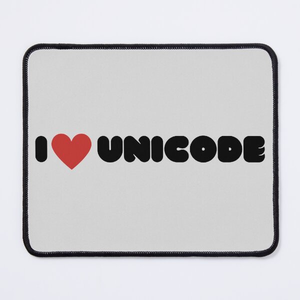 Item preview, I Love Unicode designed and sold by Calakan.