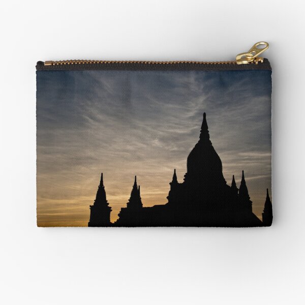 Bagan Temple at sunset Zipper Pouch