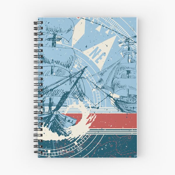 Item preview, Vintage Sailboats Nautical Compass Aesthetic designed and sold by Maria Garcia.