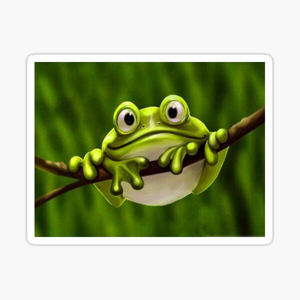 Weird Little Frogs | Sticker