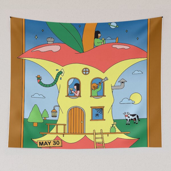 Item preview, Khruangbiiin Psychedelic - House Tree Of Laura Lee Poster designed and sold by Thauer.