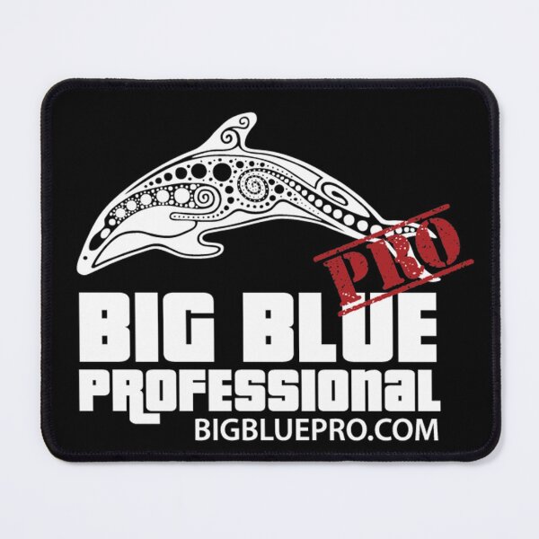 Item preview, Big Blue Diving Pro White Logo designed and sold by BigBlueDiving.