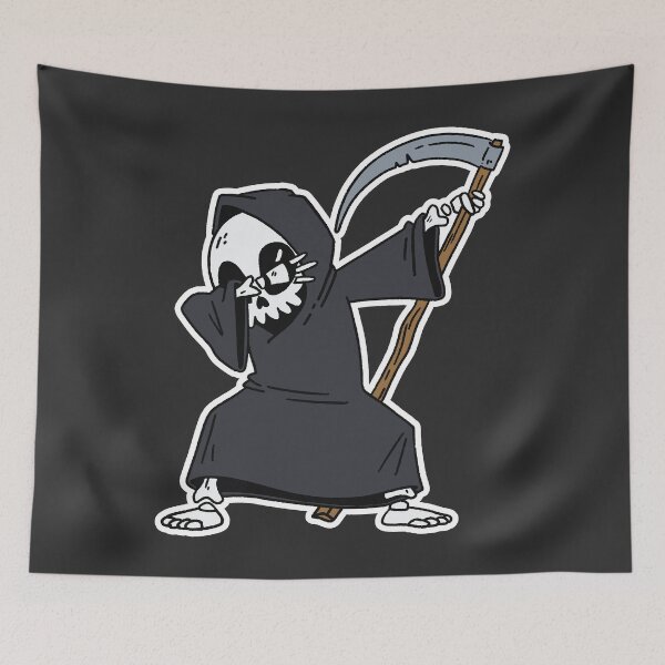 Item preview, Dabbing Grim Reaper // Funny Halloween Dancing designed and sold by SLAG-Creative.