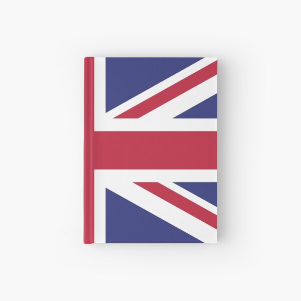 Union Jack UK Brexit logo Hardcover Journal