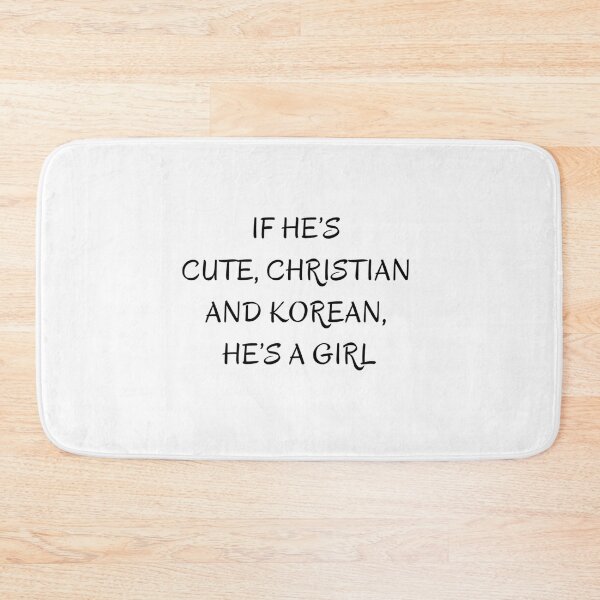Item preview, Cute, Christian and Korean, He is a Girl - Janet Kim              designed and sold by POPSOBoutique.