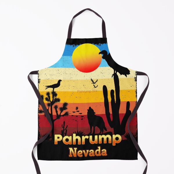 Item preview, Pahrump Nevada NV Cactus Vulture Coyote Sunset Retro Desert designed and sold by Cuatrocaminos.