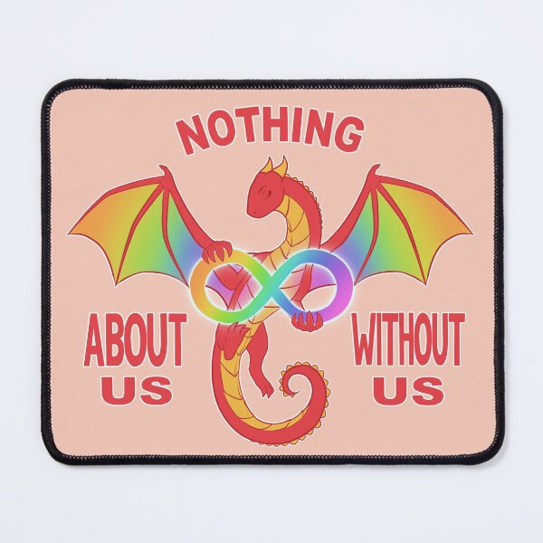 Item preview, Autistic Dragon - Nothing About Us Without Us designed and sold by DragonDecagon.