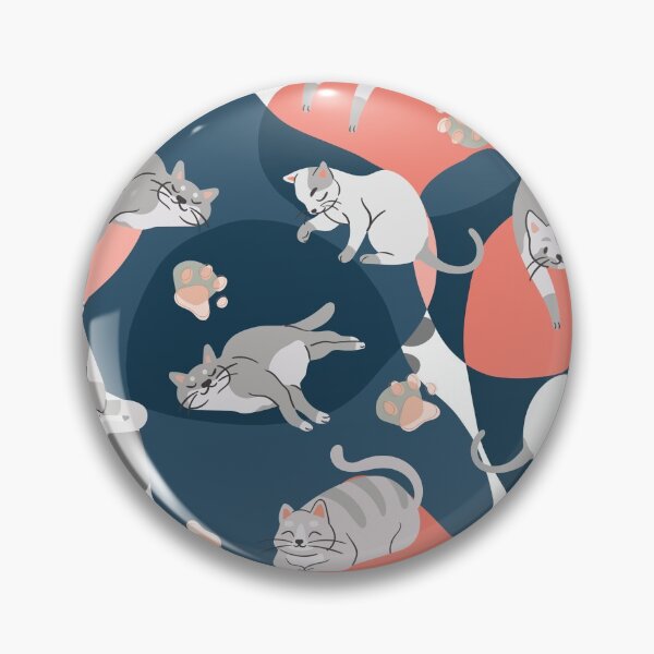 Item preview, Aesthetic cute cats pattern designed and sold by sheeshStore.
