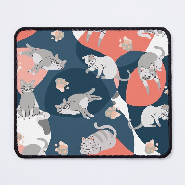 Item preview, Aesthetic cute cats pattern designed and sold by sheeshStore.
