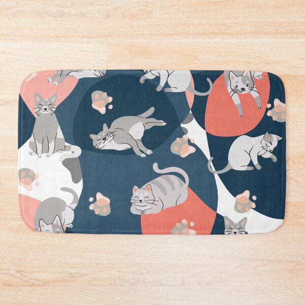 Item preview, Aesthetic cute cats pattern designed and sold by sheeshStore.
