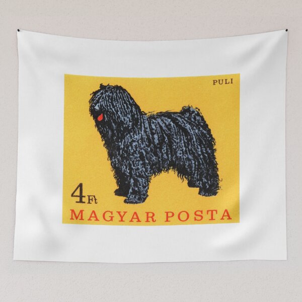 Item preview, 1967 HUNGARY Puli Dog Postage Stamp designed and sold by retrographics.