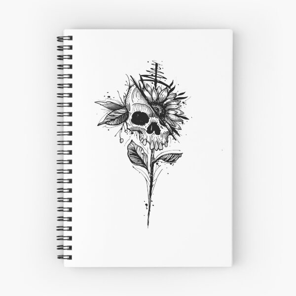 Item preview, Sunflower Skull designed and sold by Rachelmarie11.