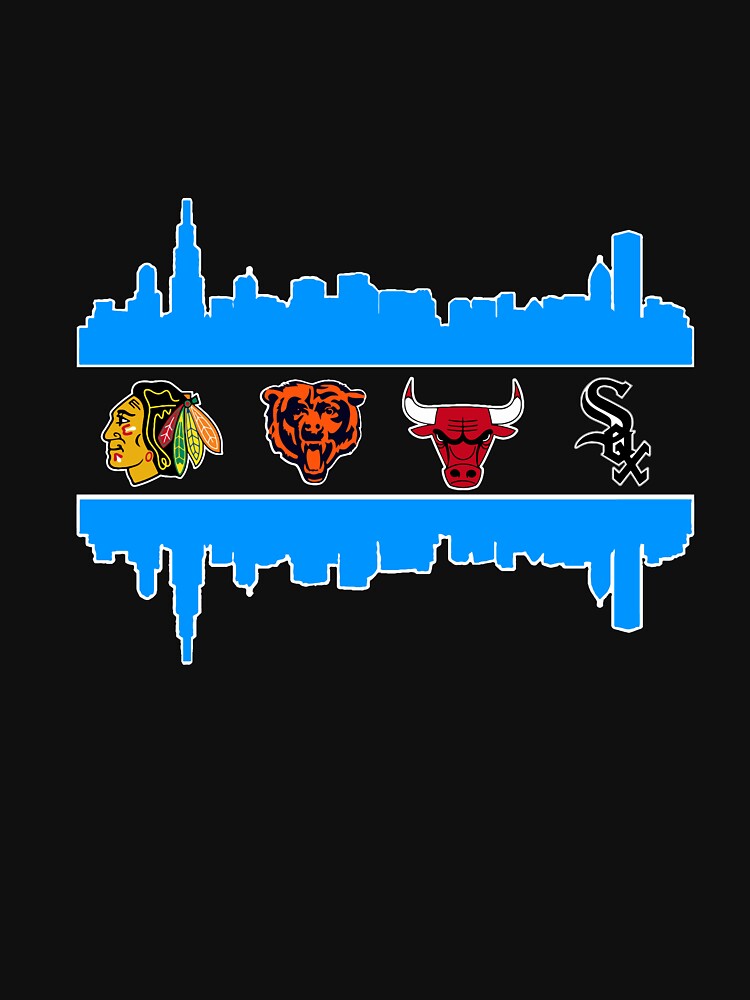 : Chicago Sport Teams Combined Logo Novelty Front