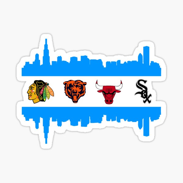 : Chicago Sport Teams Combined Logo Novelty Front