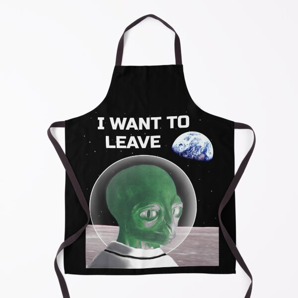 Item preview, I WANT TO LEAVE Alien UFO I Want To Believe Space Lizards designed and sold by blueversion.