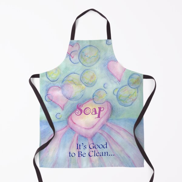 Item preview, Soap cleanliness tidy good pink hearts bubbles bar designed and sold by nadya.