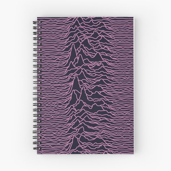 Item preview, Sound Wave - Pink on black designed and sold by bunbun369.