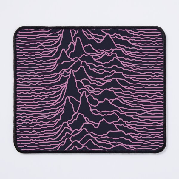 Item preview, Sound Wave - Pink on black designed and sold by bunbun369.