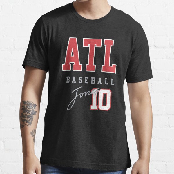 Nike Youth Atlanta Braves Ozzie Albies #1 Navy T-Shirt