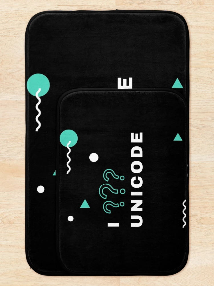 Thumbnail 5 of 6, Bath Mat, I unicode designed and sold by Riah1618.