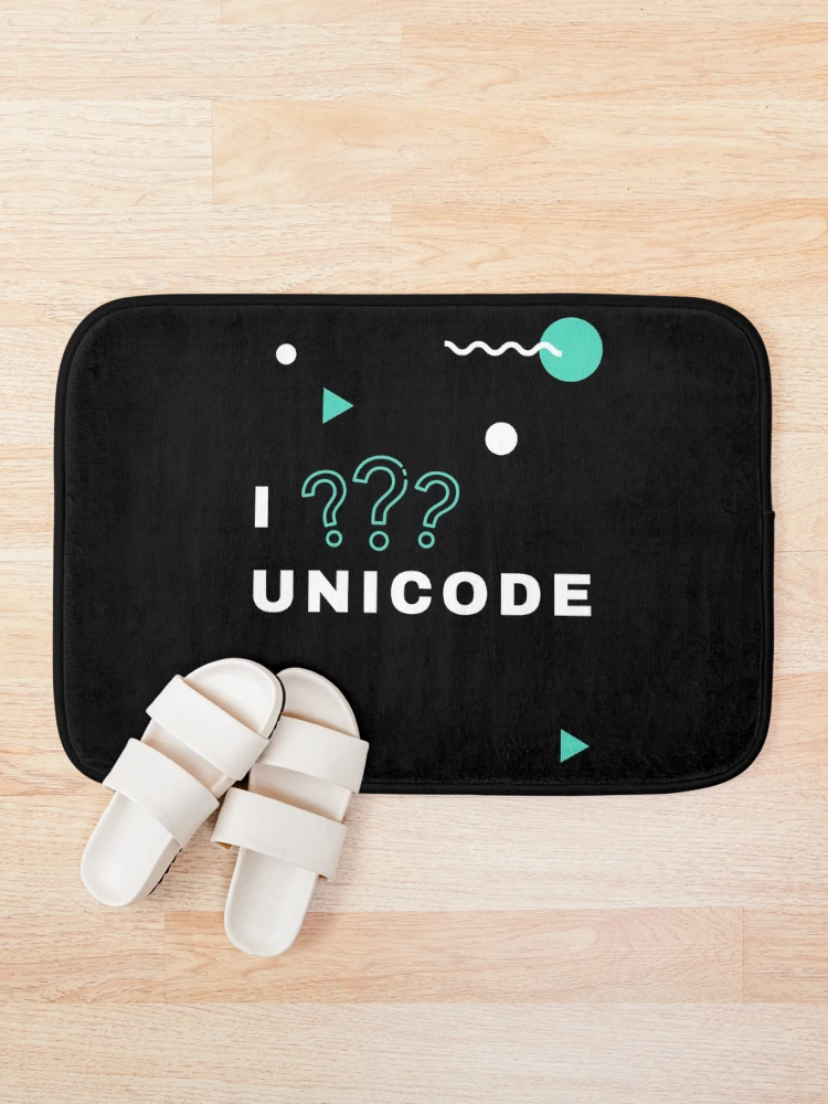 Thumbnail 1 of 6, Bath Mat, I unicode designed and sold by Riah1618.