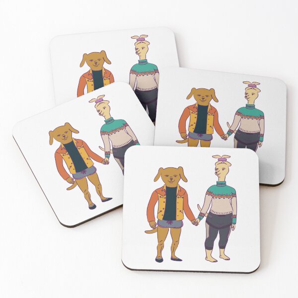 Item preview, Beach Dog Couple| Perfect Gift designed and sold by stenphanie.