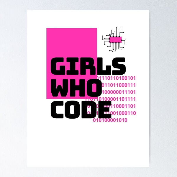 Item preview, Girls Who Code - Black designed and sold by Spellhammer.