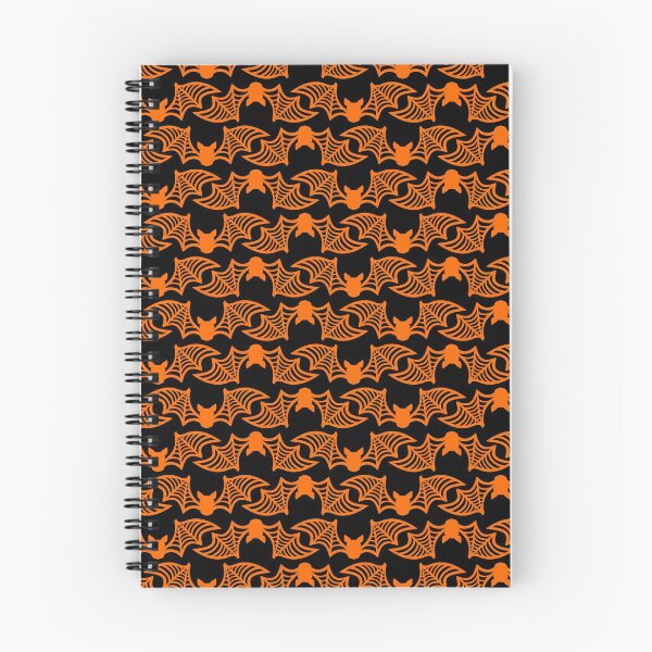 Item preview, Bat  Pattern - Orange on Black designed and sold by AliceQuinn.