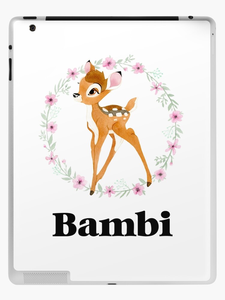 Bambi Black Ipad Case Skin By Rebeccabennett Redbubble