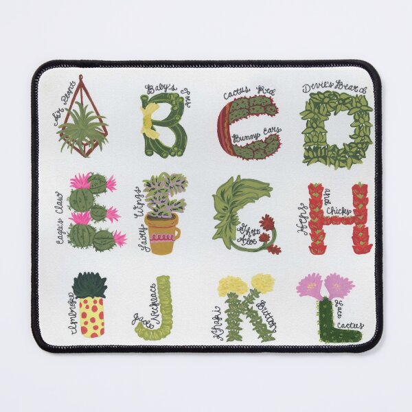 Item preview, Succulent Alphabet designed and sold by Kayla Freeman-Haynes.