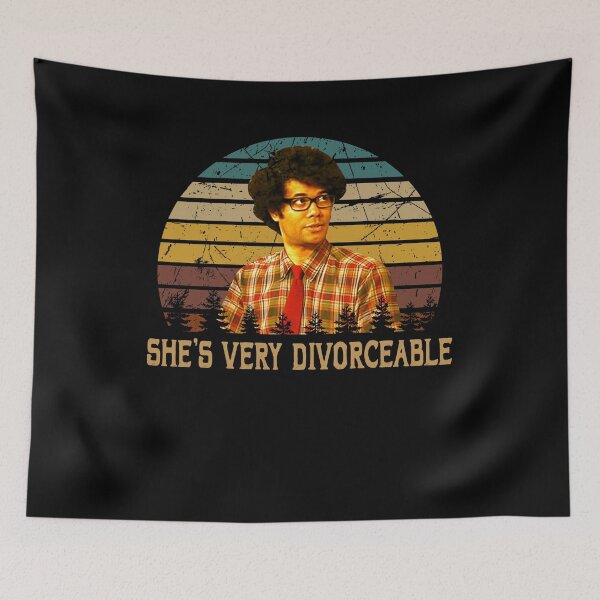 Item preview, Vintage IT Arts Crowd Sitcom - She's Very Divorceable designed and sold by JudyDonald3.