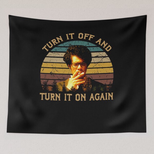 Item preview, Vintage IT Arts Crowd Sitcom - Turn It Off And Turn It On Again designed and sold by JudyDonald3.