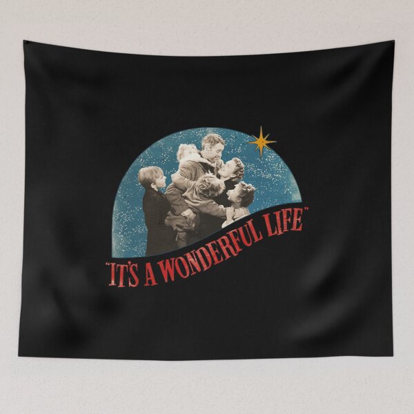 Item preview, It's a Wonderful Life Distressed Classic Christmas designed and sold by Runeskoog.