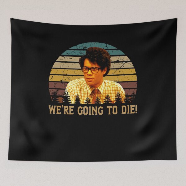 Item preview, Vintage IT Arts Crowd Sitcom - We're Going To Die! designed and sold by JudyDonald3.