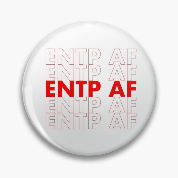 Item preview, ENTP AF Red Personality MBTI Funny Shirt  designed and sold by FanaticTee.