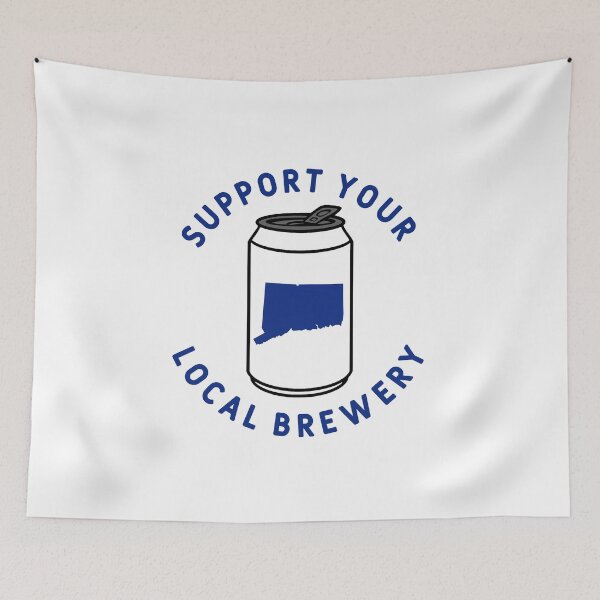 Item preview, Support Your Local Brewery Connecticut  designed and sold by fearcity.