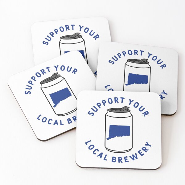 Item preview, Support Your Local Brewery Connecticut  designed and sold by fearcity.