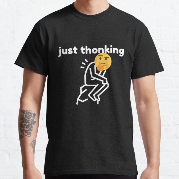 Thonkin' Funny Discord Emoji I'm Thinking Meme T-shirt -  Israel