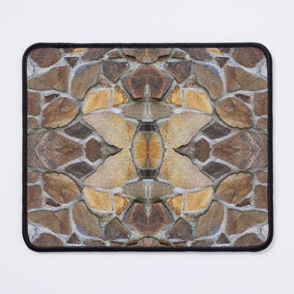 Item preview, Background of a decorative wall made with flat stones of different shapes and colors designed and sold by Rostislav Bouda.