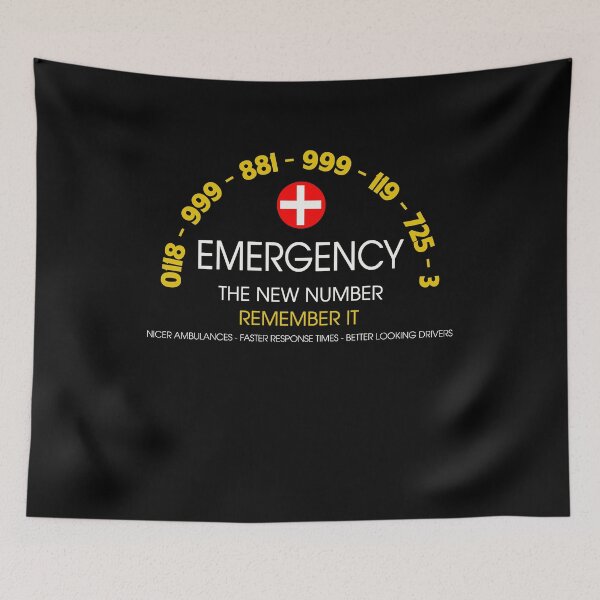 Item preview, Emergency The New Number Remember It designed and sold by JudyDonald3.